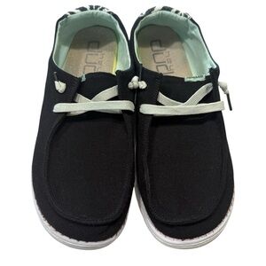 Hey Dude Women’s Wendy Black Zebra Shoes